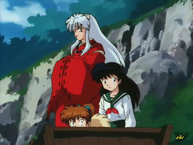 Otaku Gallery  / Anime e Manga / Inu-Yasha / Screen Shots / Episodi / 013 - L`enigma della luna nuova! Inuyasha dai capelli neri! / 229.jpg